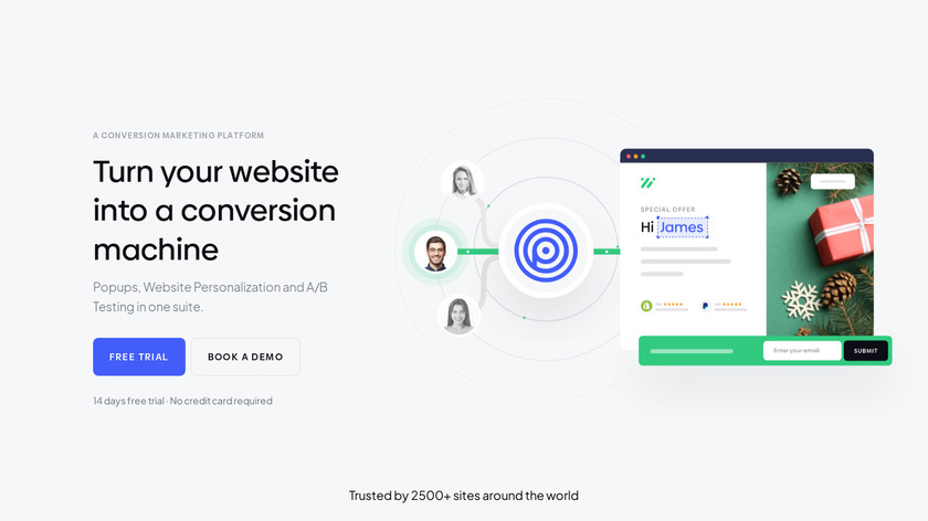 Personizely Landing Page
