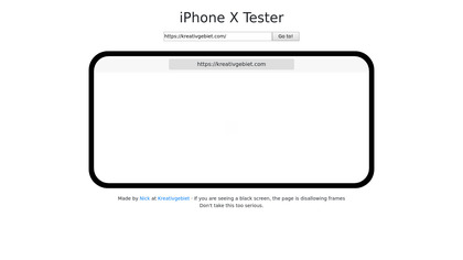 iPhone X Web-Viewer image