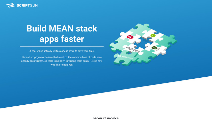 Scriptgun Landing Page