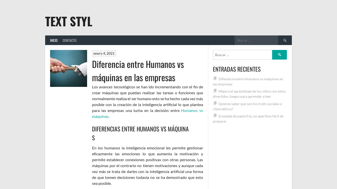 textstyl.es Shared Text Styles Landing page