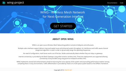 Wing-project.org screenshot