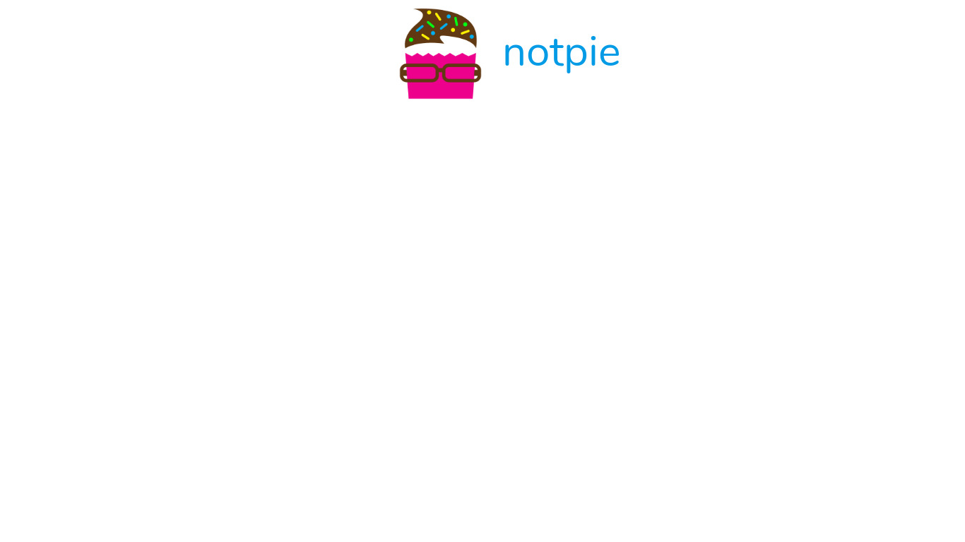Tweet-a-Cake by NotPie Landing page