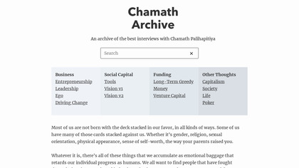 Chamath Archive image