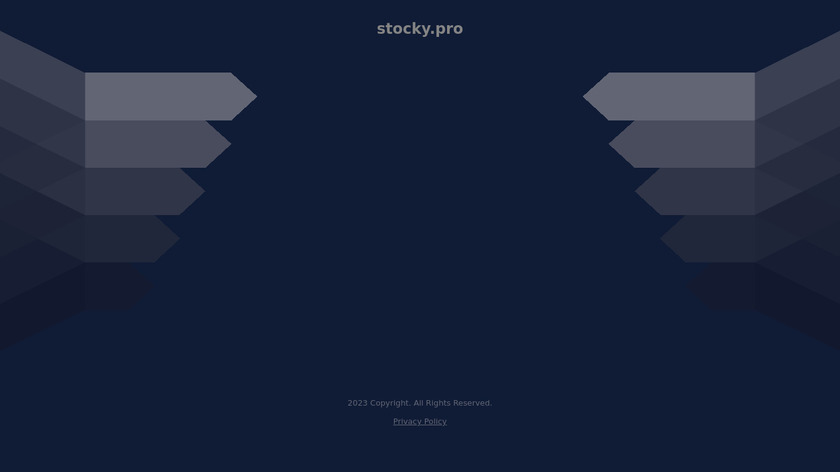 Stocky Landing Page