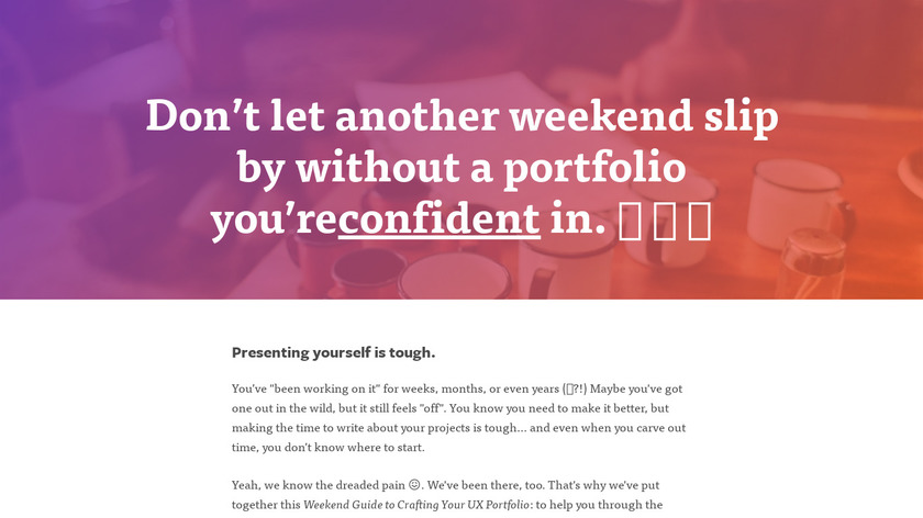 Crafting Your UX Portfolio Landing Page