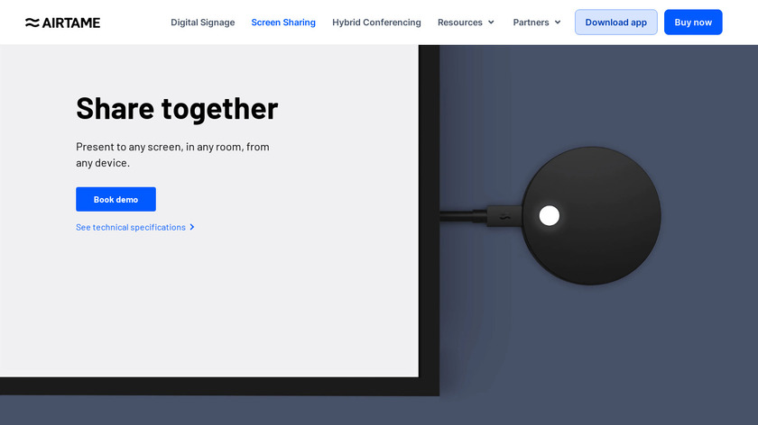 Airtame 2 Landing Page