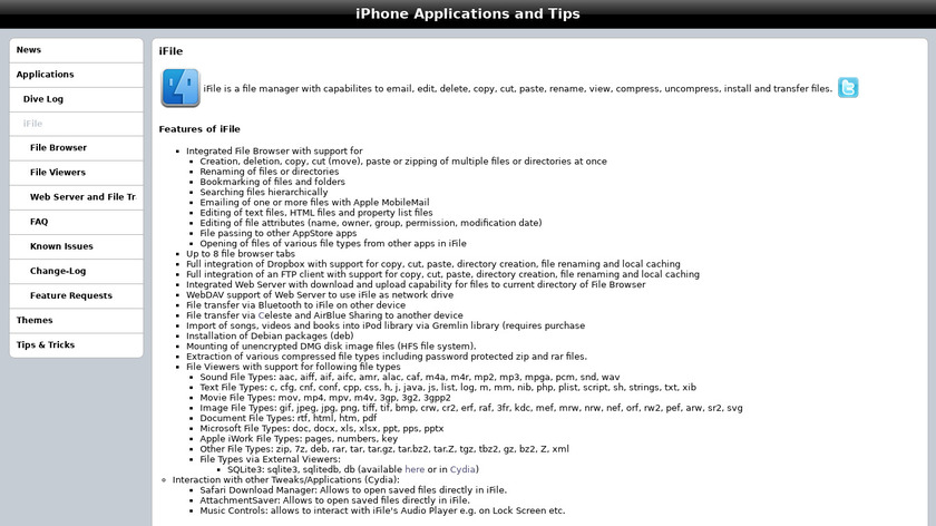 iFile Landing Page