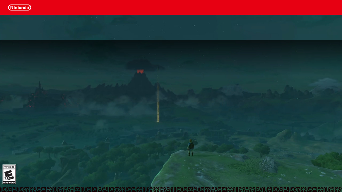 The Legend of Zelda Landing page