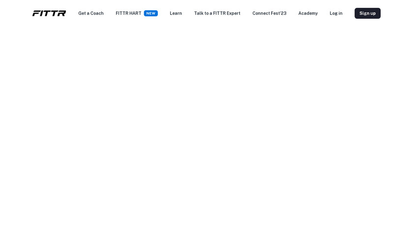 Fittr Landing Page