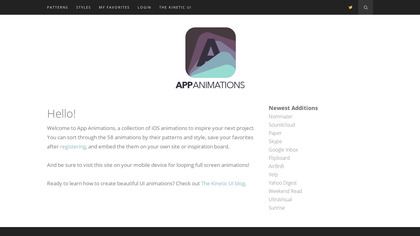 App Animations screenshot
