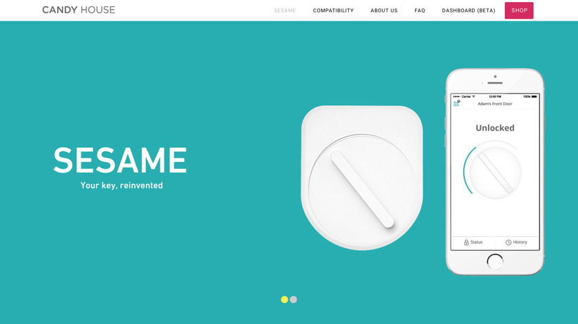 Sesame by CandyHouse.co Landing Page