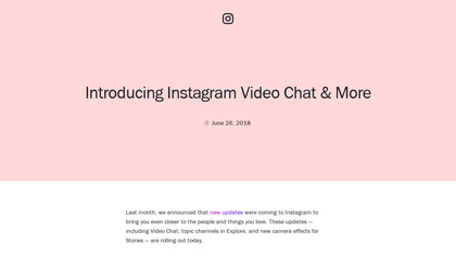 Instagram Direct Video Chat image