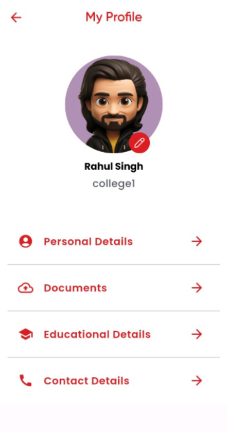Saarthi Landing Page