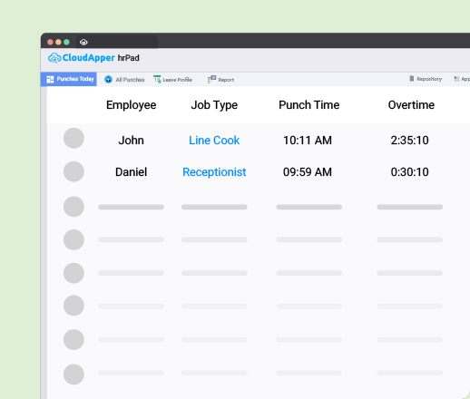 CloudApper hrPad CloudApper hrPad Desktop App