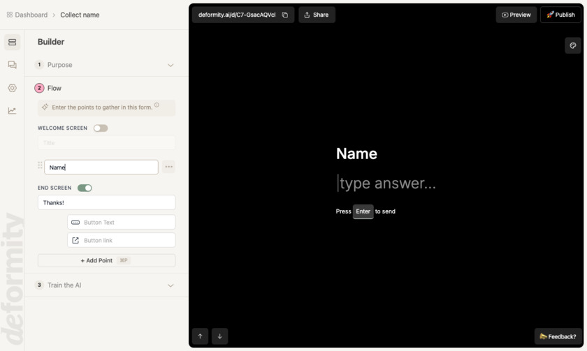 Deformity Landing Page