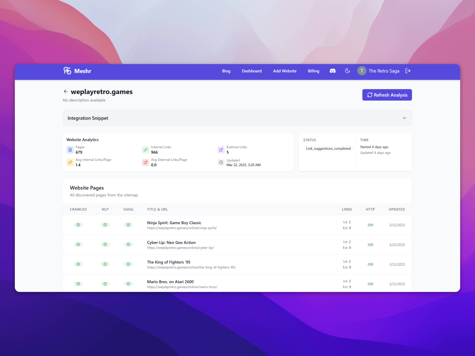 Meshr.link Meshr Demo 2