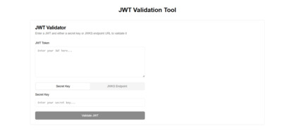 JWT Validator and Tester image