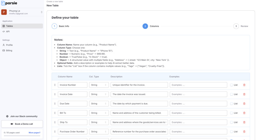 Parsie.pro Landing Page