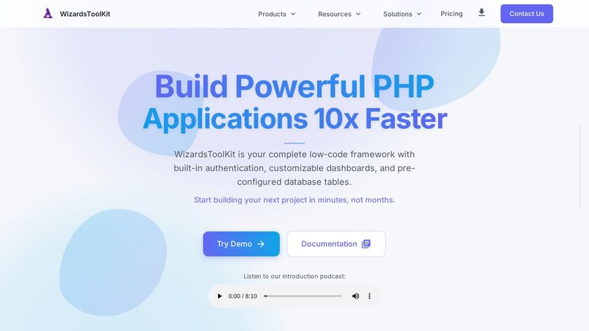 WizardsToolKit Landing Page