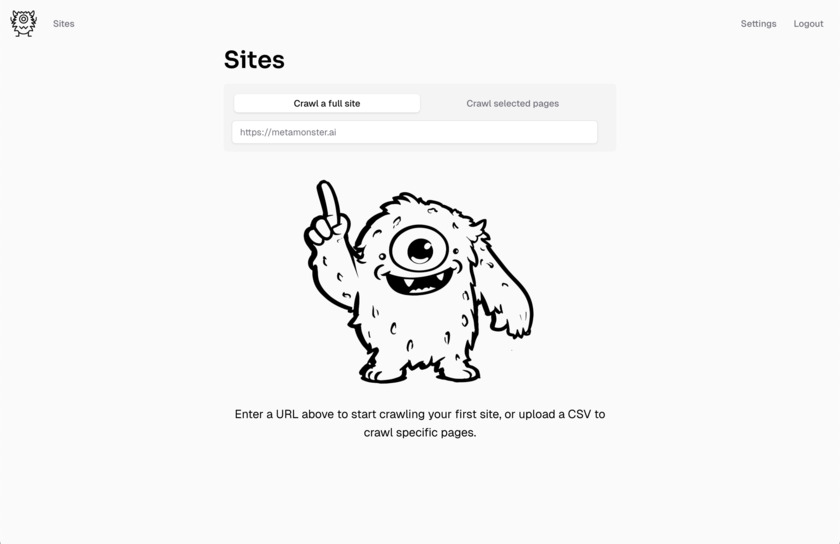 MetaMonster.ai Landing Page