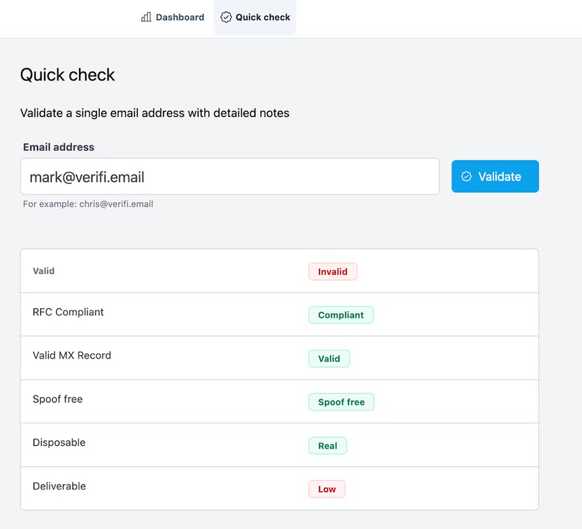 Verifi.Email Landing Page