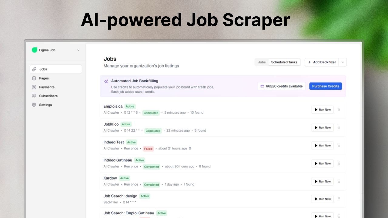Kardow AI-Powered Job Backfiller