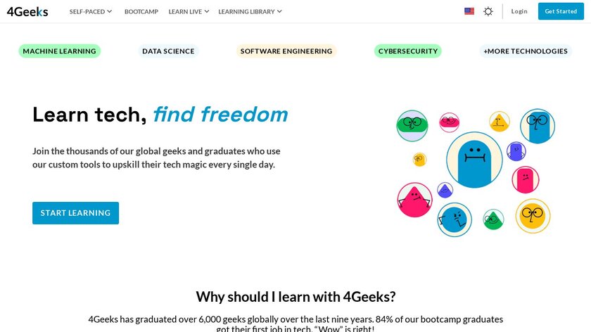4geeks Landing Page