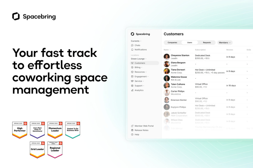 Spacebring Landing Page