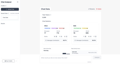 Chat Analyzer App image