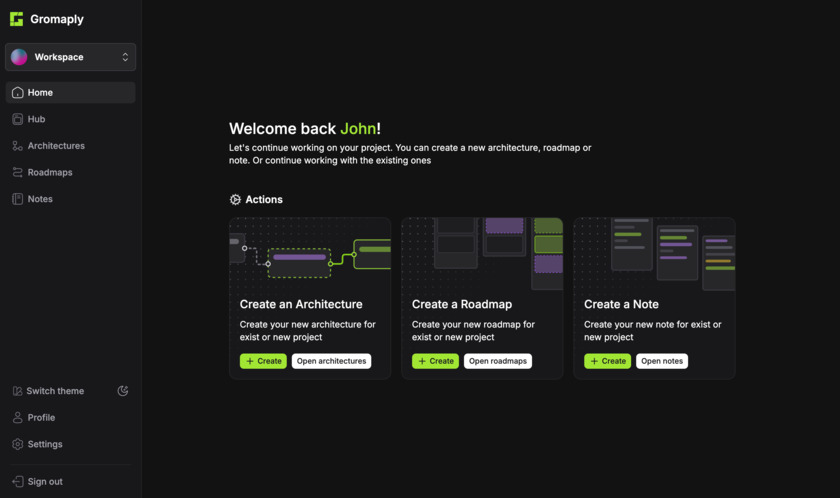 Gromaply Home page