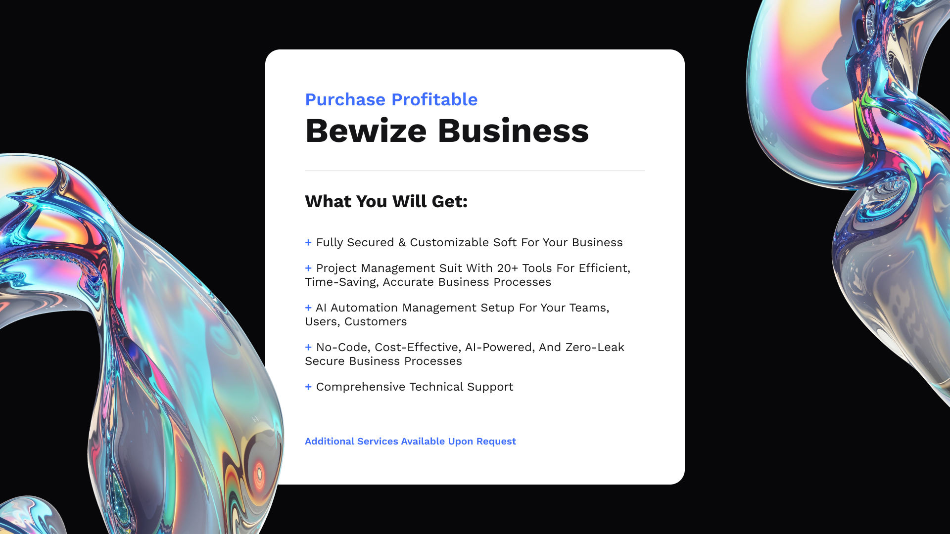 Bewize.ai Purchase Profitable