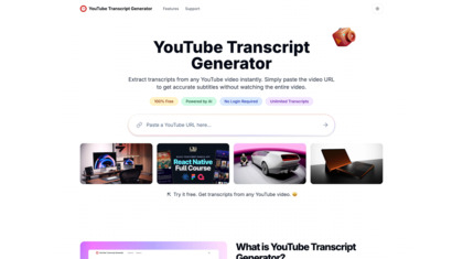 TranscriptGenerator.org image