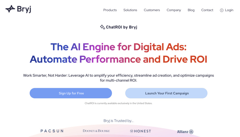 ChatROI Landing Page