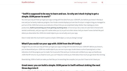 Parsing JSON in Swift image