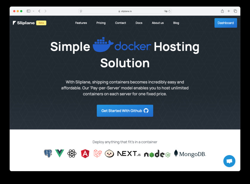 Sliplane Landing Page