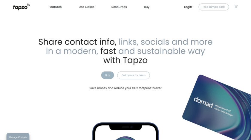 Tapzo Landing Page Tapzo Landing Page