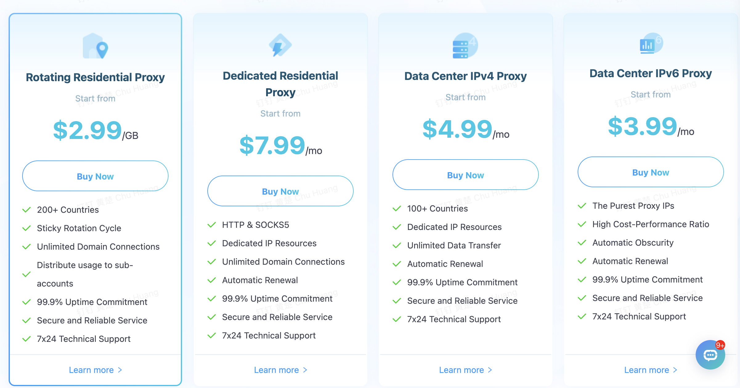 IPFoxy Pricelist