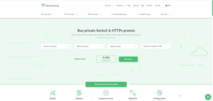 Proxy-Seller screenshot