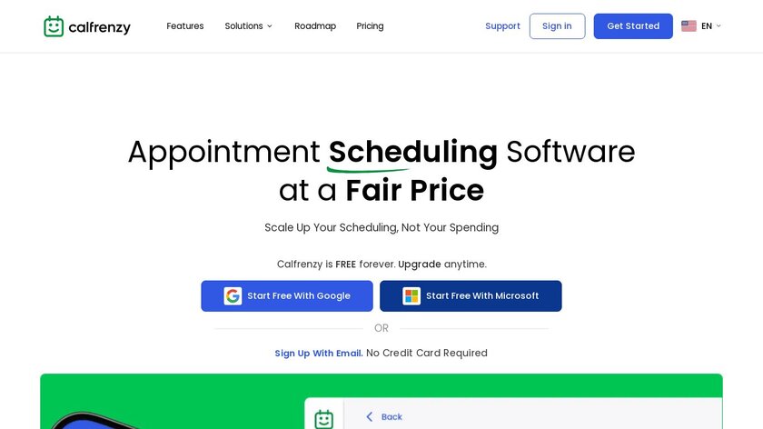 Calfrenzy Landing Page