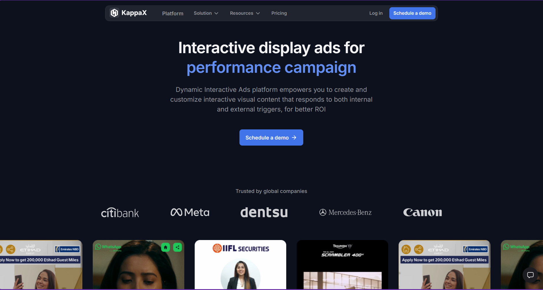 KappaX.io Interactive Display Ads