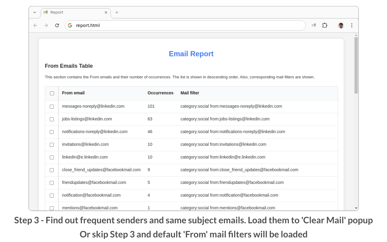 Clear Mail App 