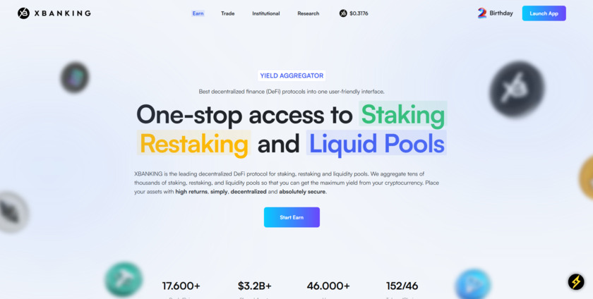 XBANKING Landing Page XBANKING Landing Page