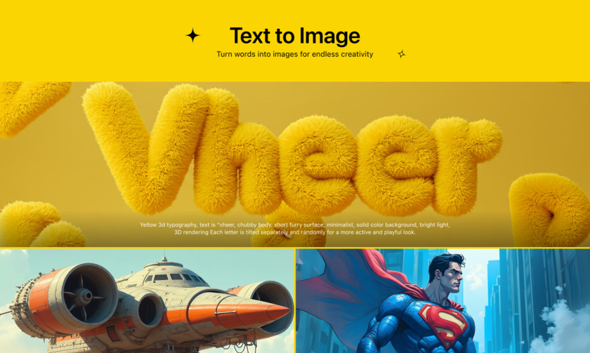 Vheer Landing Page