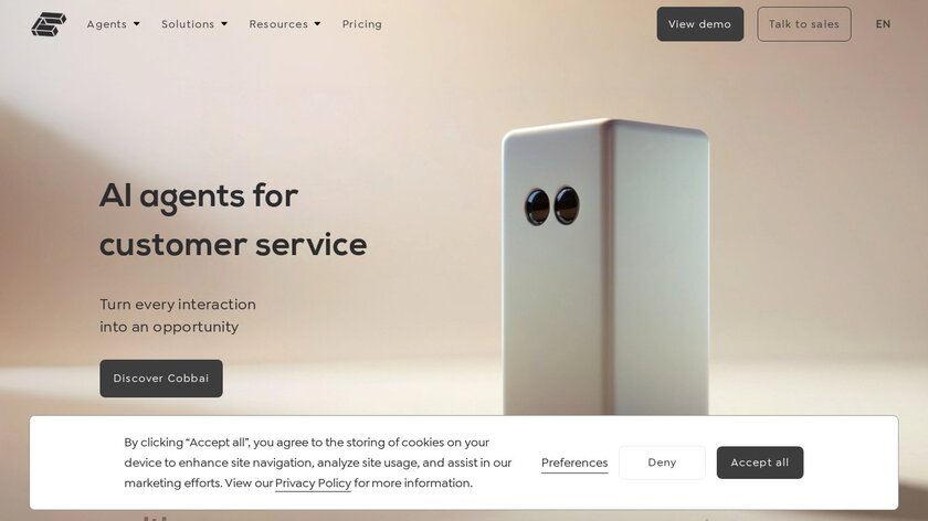Cobbai Landing Page