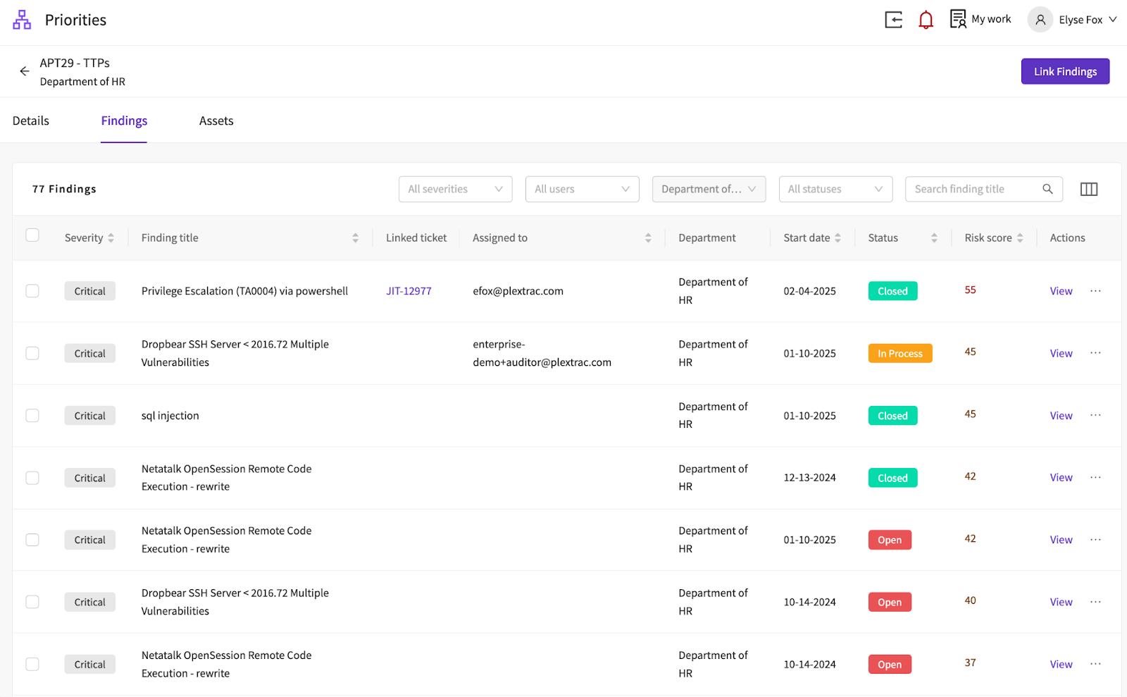 PlexTrac Prioritizing Vulnerabilities