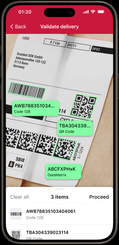 Scanbot Barcode Scanner SDK Batch Scanning Scanbot Barcode Scanner SDK Batch Scanning