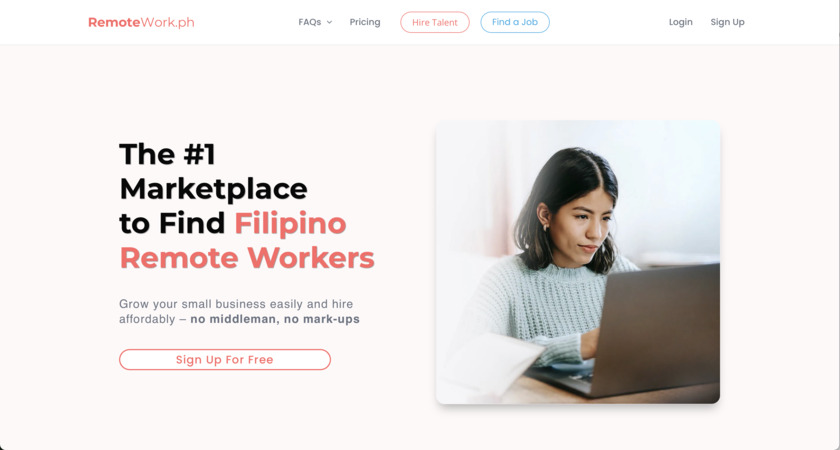 RemoteWork.ph Landing Page