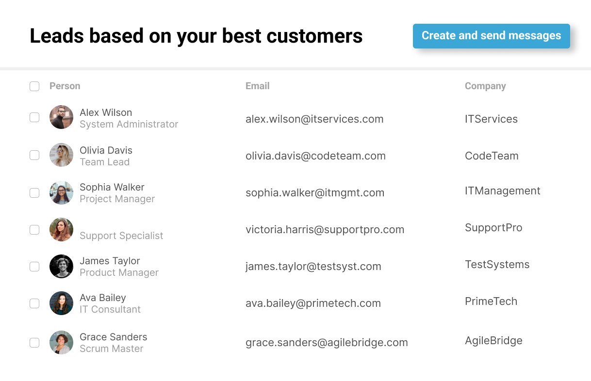 GetLeads by Rainex Generate relevant leads in real time