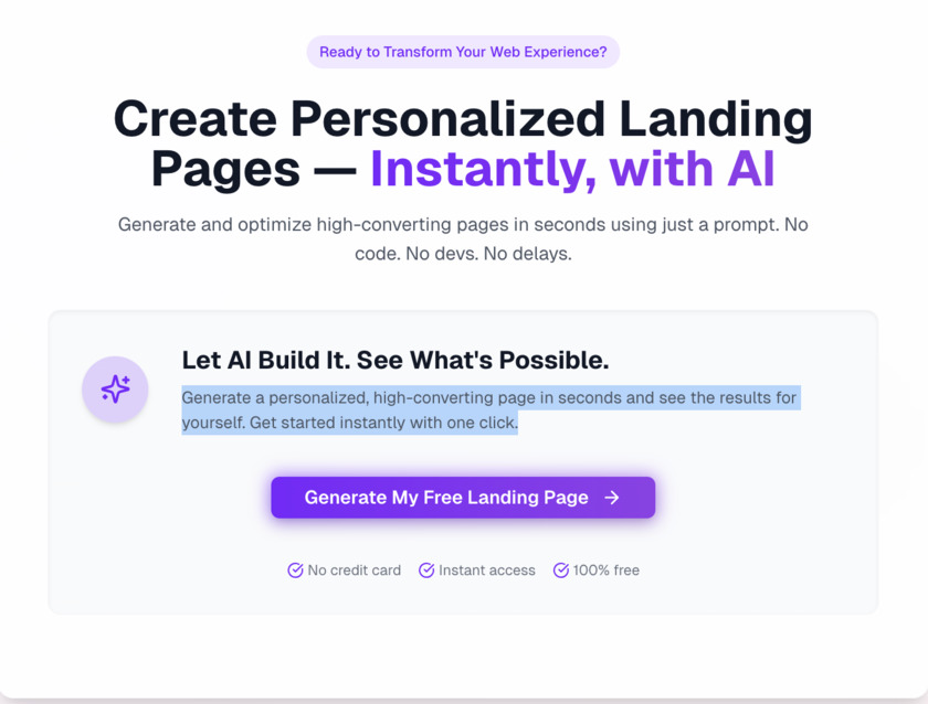 Gypsum AI Landing Page