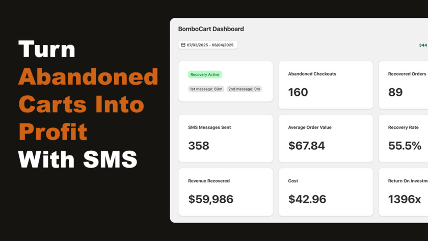 Bombocart Landing Page